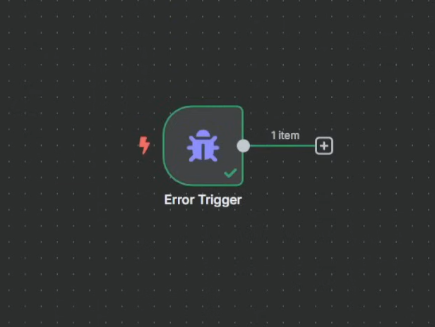 Error Trigger Node Example